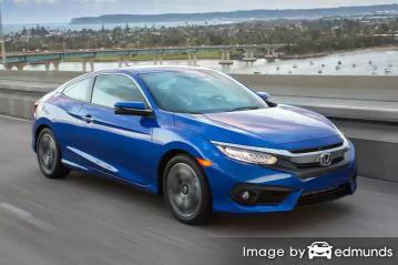 Insurance rates Honda Civic in Tucson