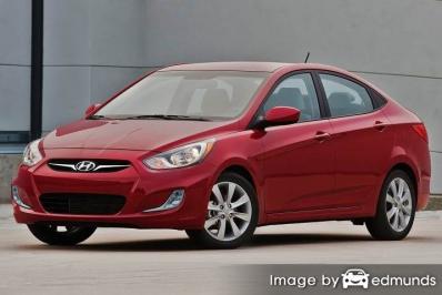 Insurance rates Hyundai Accent in Tucson