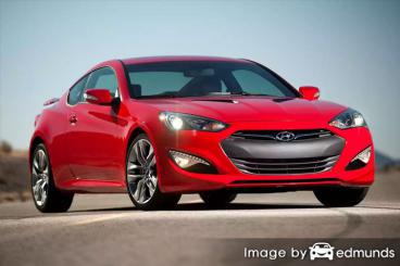 Insurance rates Hyundai Genesis in Tucson