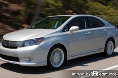 Insurance rates Lexus HS 250h in Tucson