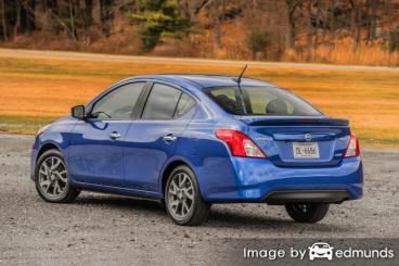 Insurance quote for Nissan Versa in Tucson