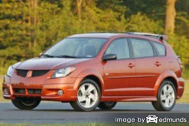 Insurance rates Pontiac Vibe in Tucson