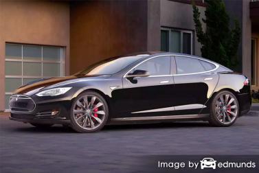 Insurance rates Tesla Model S in Tucson